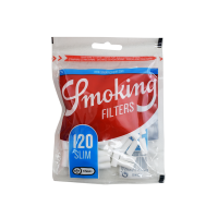 Filtro para Cigarro Smoking Slim de 6mm - C/120